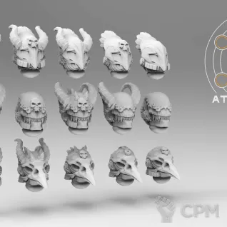 Описание картинки Hades Black Vultures (5шт) от NITAI по цене 2 500руб | Свободный Рынок Миниатюр - СРМ