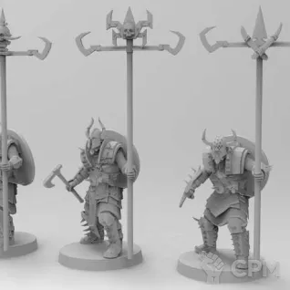 Описание картинки Chaos Marauders от Zakat-3D по цене 135руб | Свободный Рынок Миниатюр - СРМ