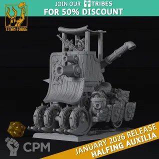 Описание картинки The Hobbit/Halfling Battle Harveste от Barduck Miniatures по цене 6 899руб | Свободный Рынок Миниатюр - СРМ