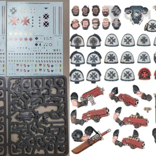 Описание картинки Black Templars: Upgrades and Transfers, ориг на литнике от Утка по цене 2 400руб | Свободный Рынок Миниатюр - СРМ