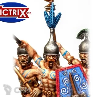 Описание картинки Ancient Gallic Naked Fanatics от Base 28 по цене 2 944руб | Свободный Рынок Миниатюр - СРМ