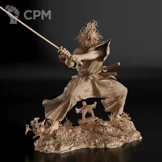 Описание картинки Miyamoto Musashi Фигурка от GAS3TXD  по цене 3 600руб | Свободный Рынок Миниатюр - СРМ