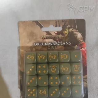 Описание картинки Orruk Warclans Dice Set от User19033 по цене 5 000руб | Свободный Рынок Миниатюр - СРМ