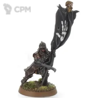 Описание картинки Uruk hai scout command banner bearer. от Серж по цене 350руб | Свободный Рынок Миниатюр - СРМ