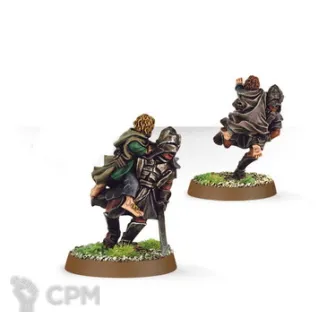 Описание картинки Uruk-hai with hobbits. от Серж по цене 400руб | Свободный Рынок Миниатюр - СРМ