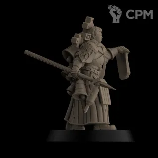 Описание картинки Trench Crusade - War Prophet - Trench Pilgrims от 3Д печать миниатюр по цене 396руб | Свободный Рынок Миниатюр - СРМ