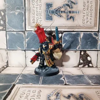 Описание картинки Black Templars Marshal от OMG_SL по цене 2 500руб | Свободный Рынок Миниатюр - СРМ