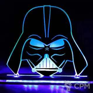 Описание картинки Декоративный светильник Darth Vader от Строго по-Имперски по цене 4 000руб | Свободный Рынок Миниатюр - СРМ
