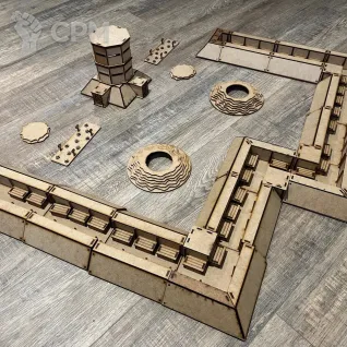 Описание картинки Линия обороны Trench Crusade от Azot по цене 5 250руб | Свободный Рынок Миниатюр - СРМ