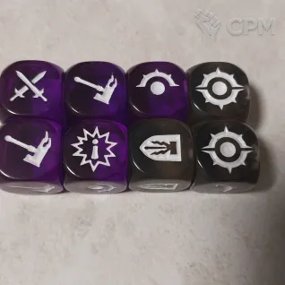 Описание картинки Shadespire - Deathrattle Dice Pack от White Dwarf по цене 1 890руб | Свободный Рынок Миниатюр - СРМ