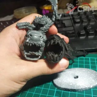 Описание картинки Босс на сквиге. Boss on squig. от у Васи по цене 900руб | Свободный Рынок Миниатюр - СРМ