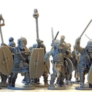 Описание картинки Germanic Warriors от Base 28 по цене 5 888руб | Свободный Рынок Миниатюр - СРМ