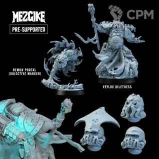 Описание картинки Veylox Bilethess, Master of Demons от Age of Printmar по цене 681руб | Свободный Рынок Миниатюр - СРМ