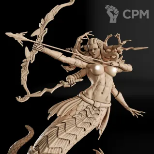 Описание картинки Queen Vashj Фигурка (World of Warcraft) от GAS3TXD  по цене 4 200руб | Свободный Рынок Миниатюр - СРМ