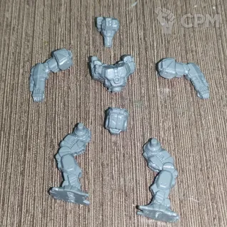 Описание картинки Grasshopper GHR-5J (70 тонн) от Dwarf Pirate Foundry по цене 450руб | Свободный Рынок Миниатюр - СРМ