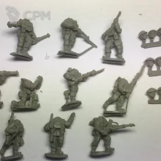 Описание картинки BEF Infantry Section от  по цене 1 200руб | Свободный Рынок Миниатюр - СРМ