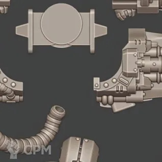Описание картинки Saturnine dreadnought от 3D Wargaming по цене 2 700руб | Свободный Рынок Миниатюр - СРМ
