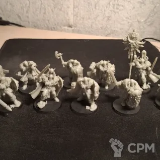 Описание картинки Chaos Warriors от Zehir по цене 1 000руб | Свободный Рынок Миниатюр - СРМ