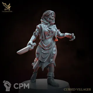 Описание картинки CURSED VILLAGE от Manufactorum76 по цене 1 200руб | Свободный Рынок Миниатюр - СРМ