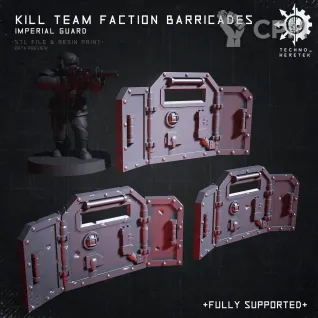 Описание картинки IMPERIAL GUARD BARRICADES от AxeL's Forge по цене 100руб | Свободный Рынок Миниатюр - СРМ