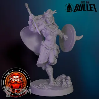 Описание картинки Анира королева амазонок от Falgrim's_shop по цене 420руб | Свободный Рынок Миниатюр - СРМ