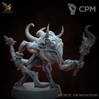 Описание картинки AZURITE ABOMINATIONS от Manufactorum76 по цене 900руб | Свободный Рынок Миниатюр - СРМ