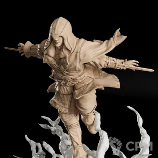 Описание картинки Ezio Фигурка (Assasin's Creed) от GAS3TXD  по цене 3 900руб | Свободный Рынок Миниатюр - СРМ
