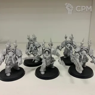 Описание картинки Chaos Space Marines Terminators (2 литника) от WebWay по цене 1 870руб | Свободный Рынок Миниатюр - СРМ