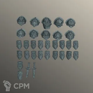 Описание картинки Охранники Надзиратели | Custodian Wardens от W1L50n по цене 1 100руб | Свободный Рынок Миниатюр - СРМ