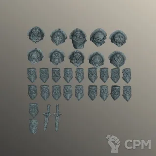 Описание картинки Комбат Патруль Кустодианцы | Combat Patrol: Adeptus Custodes от W1L50n по цене 2 800руб | Свободный Рынок Миниатюр - СРМ