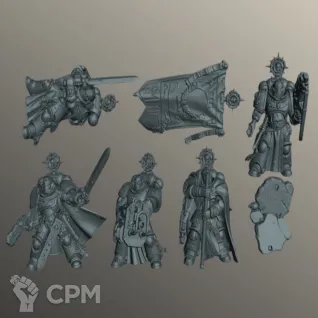 Описание картинки Ветераны Ордена | Company Heroes от W1L50n по цене 1 100руб | Свободный Рынок Миниатюр - СРМ
