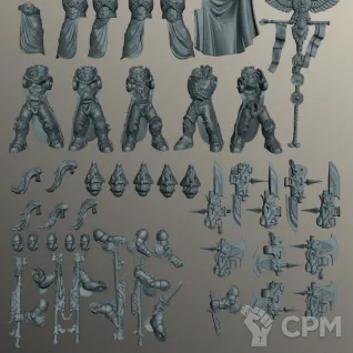 Описание картинки Комбат Патруль Кустодианцы | Combat Patrol: Adeptus Custodes от W1L50n по цене 2 800руб | Свободный Рынок Миниатюр - СРМ