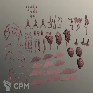 Описание картинки Чумные Дроны | Plague drones от W1L50n по цене 900руб | Свободный Рынок Миниатюр - СРМ
