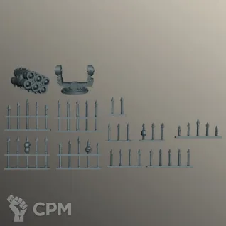 Описание картинки Носорог Космодесанта Хаоса | Chaos Rhino от W1L50n по цене 1 600руб | Свободный Рынок Миниатюр - СРМ