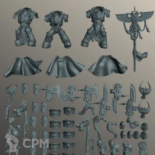 Описание картинки Комбат Патруль Кустодианцы | Combat Patrol: Adeptus Custodes от W1L50n по цене 2 800руб | Свободный Рынок Миниатюр - СРМ