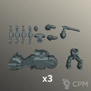 Описание картинки Комабат Патруль Белые Шрамы | Combat Patrol: White Scars от W1L50n по цене 3 300руб | Свободный Рынок Миниатюр - СРМ