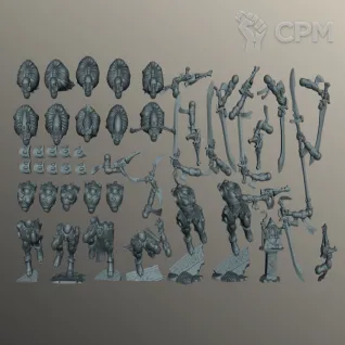 Описание картинки Воющие Баньши Новые | Howling Banshees New от W1L50n по цене 1 100руб | Свободный Рынок Миниатюр - СРМ