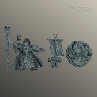 Описание картинки Главный библиотекарь Тигурий | Chief Librarian Tigurius от W1L50n по цене 300руб | Свободный Рынок Миниатюр - СРМ