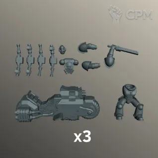 Описание картинки Патрульный отряд | Outrider Squad от W1L50n по цене 900руб | Свободный Рынок Миниатюр - СРМ