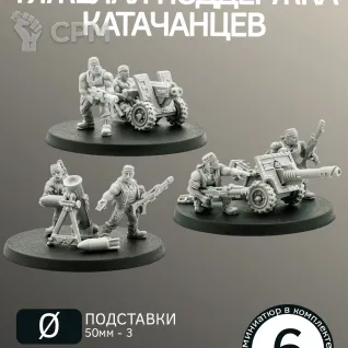 Описание картинки Тяжелая Поддержка Катачанцев | Catachan Heavy Weapons Squad OLD от W1L50n по цене 900руб | Свободный Рынок Миниатюр - СРМ