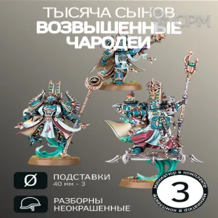 Описание картинки Возвышенные Чародеи | Exalted Sorcerers от W1L50n по цене 500руб | Свободный Рынок Миниатюр - СРМ