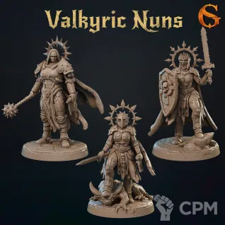 Описание картинки Valkyric Nuns от Manufactorum76 по цене 480руб | Свободный Рынок Миниатюр - СРМ
