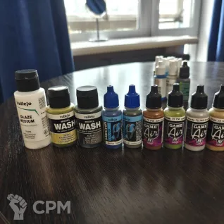 Описание картинки Model wash, Game Air, Mecha color, Glaze Medium от MalaSander по цене 2 000руб | Свободный Рынок Миниатюр - СРМ