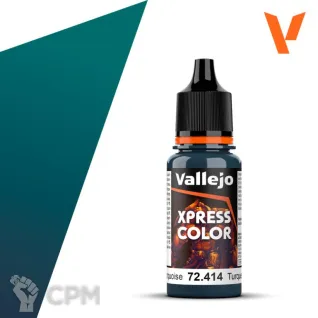 Описание картинки Краска Vallejo Xpress Color: Caribbean Turquoise 72.414 от MiniaturesFAN по цене 472руб | Свободный Рынок Миниатюр - СРМ