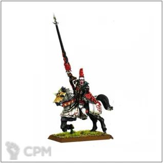 Описание картинки Blood Dragon Vampire with Lance mounted от OldHammer Мастерская по цене 500руб | Свободный Рынок Миниатюр - СРМ