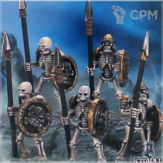 Описание картинки Skeleton Warriors classic х5 от OldHammer Мастерская по цене 450руб | Свободный Рынок Миниатюр - СРМ