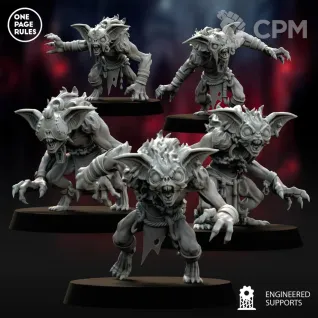 Описание картинки Crypt Ghouls от MrMetalHorror по цене 500руб | Свободный Рынок Миниатюр - СРМ