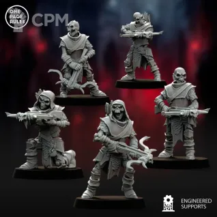 Описание картинки Скелеты арбалетчики - 8 Штук от MrMetalHorror по цене 800руб | Свободный Рынок Миниатюр - СРМ