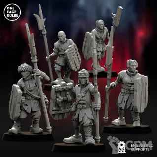 Описание картинки Крестьяне рабы - 10 Штук от MrMetalHorror по цене 1 000руб | Свободный Рынок Миниатюр - СРМ