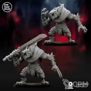 Описание картинки Strigoi Ghoul King от MrMetalHorror по цене 550руб | Свободный Рынок Миниатюр - СРМ
